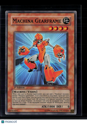 Yu-Gi-Oh! TCG 2010 Yu-Gi-Oh! Machina Mayhem Structure Deck Machina Gearframe 1st Edition