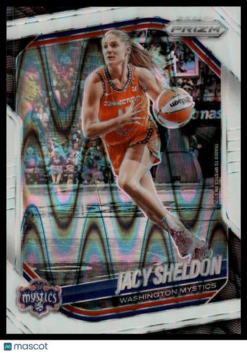 2025 Panini Prizm WNBA Jacy Sheldon #113 White Seismic Prizms