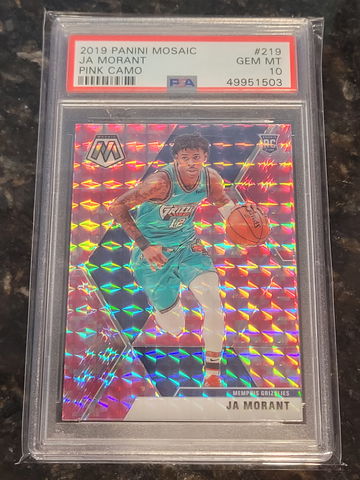 2019-20 Panini Mosaic PINK CAMO PSA 10!
