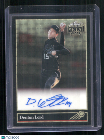 2026 Leaf Metal Draft Denton Lord #92L-DL1 1 of 1 AUTOGRAPHED