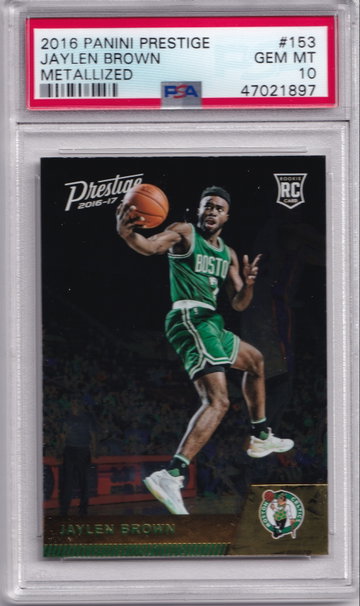 2016-17 prestige metallized JAYLEN BROWN 