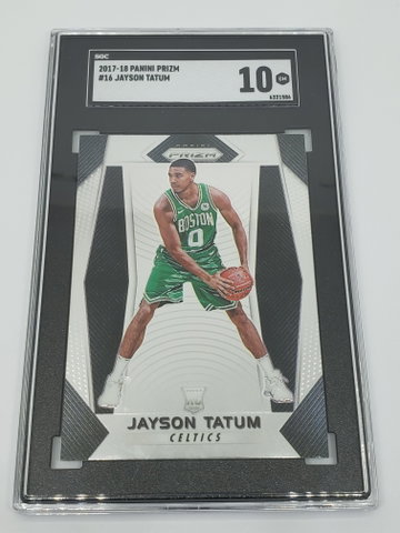 2017-18 Prizm Jayson Tatum SGC 10 Rookie RC Card