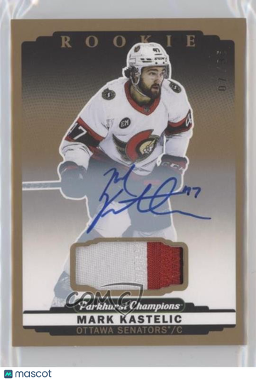 2022-23 Upper Deck Parkhurst Champions - [Base] - Patch Auto Mark Kastelic #278 Patch Auto 07/35