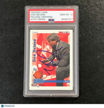 1992 SkyBox Don Nelson #319 NBA Hoops PSA 10