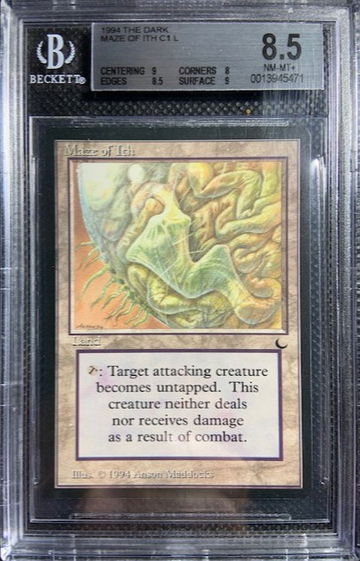 1994 MTG Magic the Gathering The Dark Maze of Ith C1 L BGS 8.5 NM-MINT+