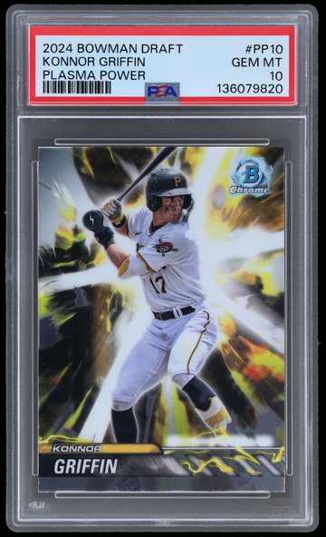 2024 Bowman Draft Konnor Griffin Plasma Power PSA 10