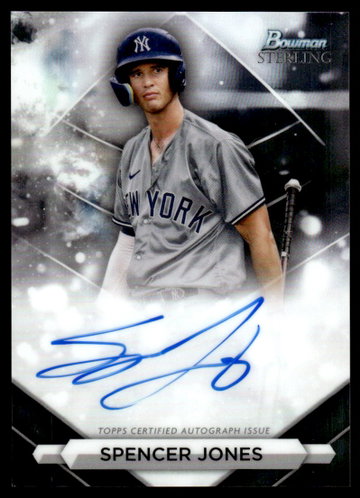 2023 Bowman Sterling Spencer Jones Rookie Auto
