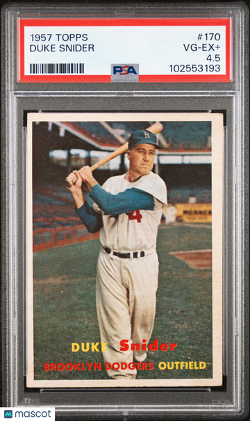 1957 Topps Duke Snider #170 PSA 4.5