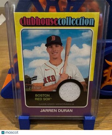 2024 Topps Heritage - Clubhouse Collection Relics Jarren Duran #CCR-JD