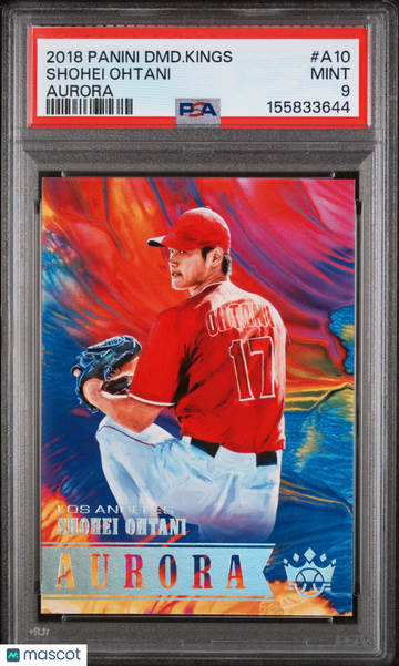 2018 Panini Diamond Kings Aurora Shohei Ohtani #A10 PSA 9