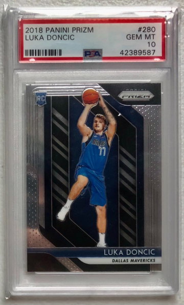 2018 Luka Doncic Prizm PSA 10