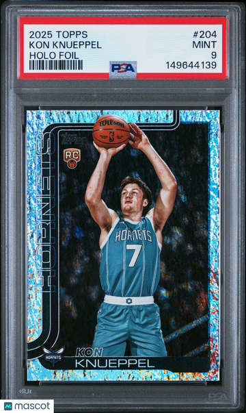 2025 Topps Kon Knueppel #204 Holo Foil PSA 9