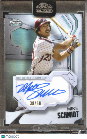 2026 Topps Chrome Black Mike Schmidt #IVA-MS Ivory /50