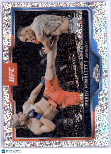 2025 Topps Chrome UFC Paddy Pimblett #177 Speckle Refractor /250