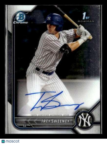 2022 Bowman - Chrome Prospects Autographs Trey Sweeney #CPA-TS