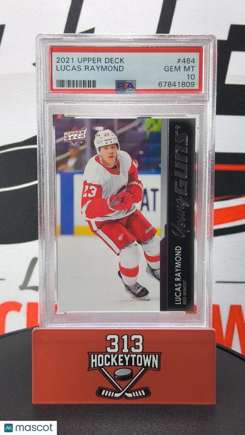 2021-2022 Upper Deck Lucas Raymond #464 PSA 10