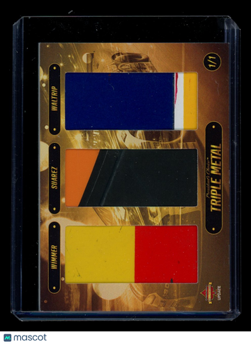 2023 President's Choice Solitaire 2.0 Update Triple Metal Daniel Suarez Scott Wimmer Michael Waltrip 1/1 /1 Triple Metal