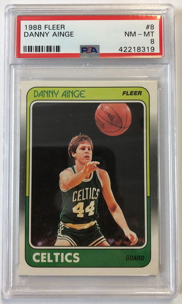 1988 Fleer Danny Ainge PSA 8