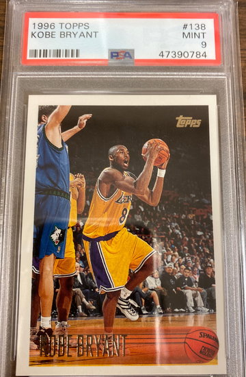 Kobe Bryant 1996-97 Topps #138 PSA 9