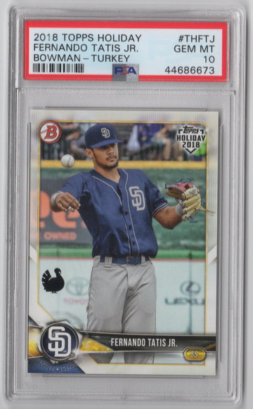 2018 Topps  Fernando Tatis Jr. 27/35 PSA 10