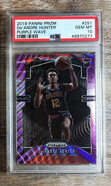 DeAndre Hunter Purple Wave Prizm