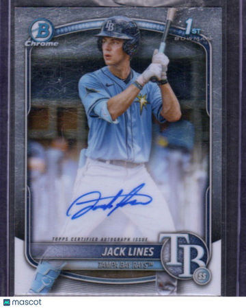 2025 Bowman Jack Lines #CPA-JLI Chrome Prospects Autographs AU