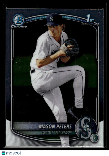2025 Bowman Draft Mason Peters #BDC-27 Chrome
