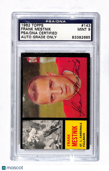 1962 Topps Frank Mestnik #143