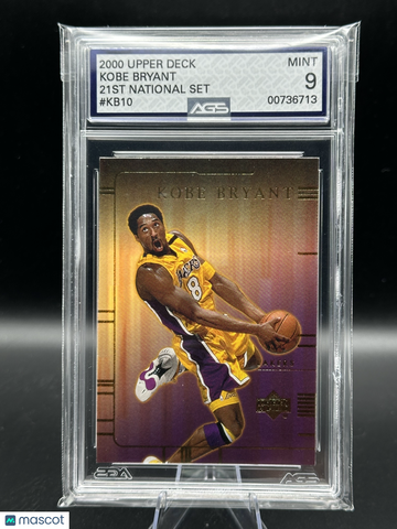 2000 Upper Deck 21st National Set Kobe Bryant #KB10 AGS 9