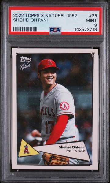 2022 Topps X Naturel 1952 Shohei Ohtani #25 PSA 9