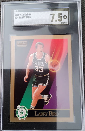 1990-91 Skybox Larry Bird  #14 SGC7.5
