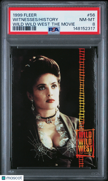1999 Fleer Wild Wild West The Movie RITA ESCOBAR SALMA HAYEK #56 PSA 8