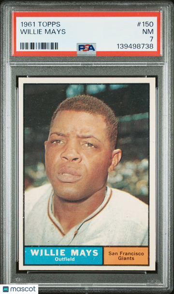 1961 Topps Willie Mays #150 PSA 7