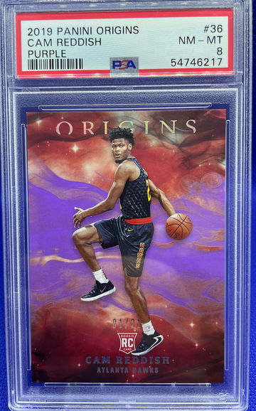 2019-20 Panini Origins Cam Reddish FOTL Purple RC 1/21 PSA 8 NM-MT POP 3 SSP