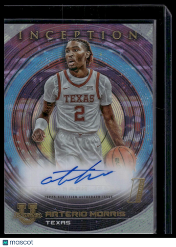 2022-23 Bowman University Inception Arterio Morris #BIA-AM Base Autographs AU