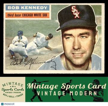 1956 Topps Bob Kennedy #38 White Back