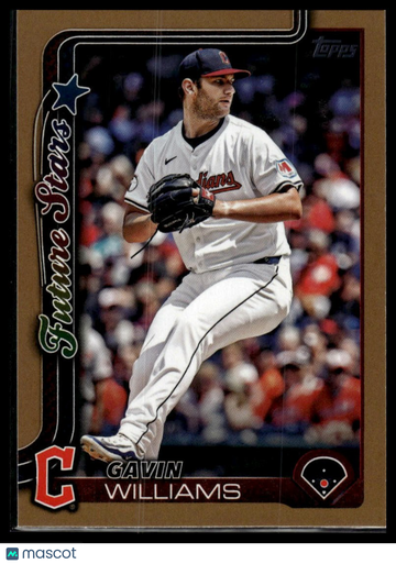 2025 Topps Gavin Williams #554 Gold SN