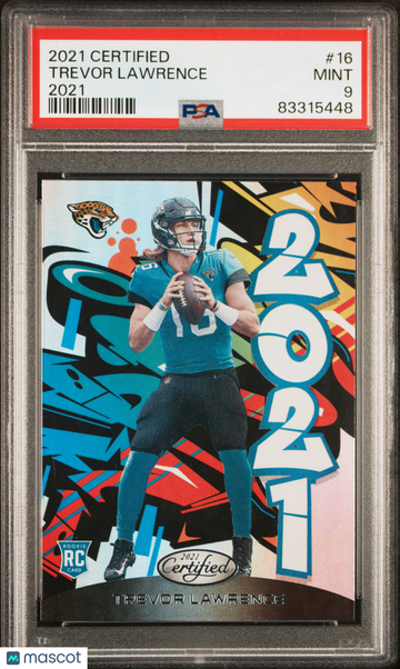 2021 Panini Certified 2021 Trevor Lawrence #16 Rookie PSA 9