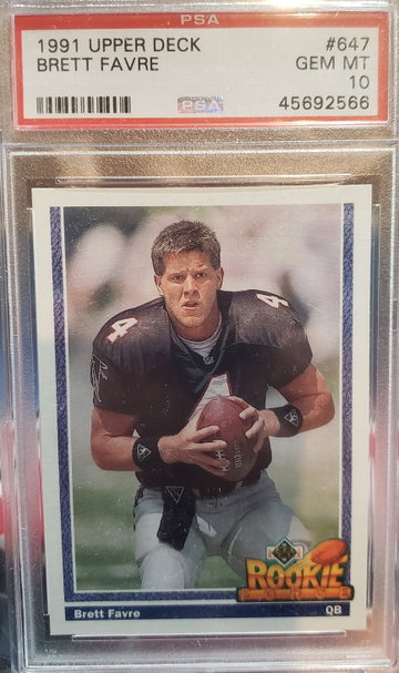 1991 Upper Deck Brett Favre Rookie