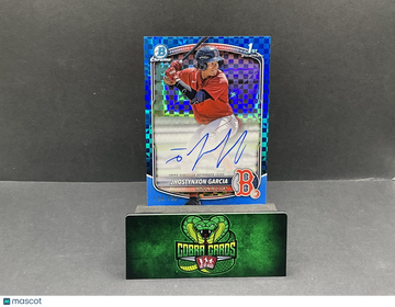 2025 Bowman Chrome Jhostynxon Garcia #CPA-JGA Blue X-Fractor /156