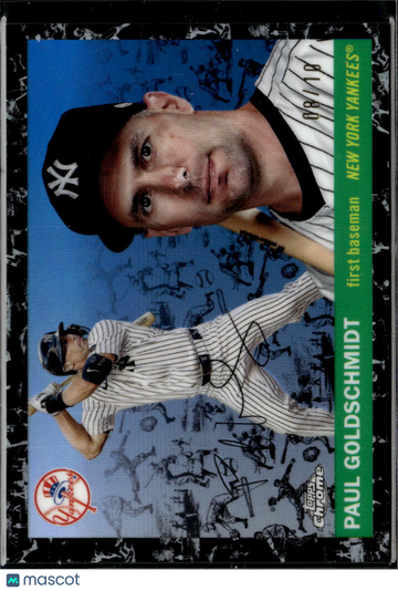 Paul Goldschmidt 2025 Topps Chrome /80 New York Yankees