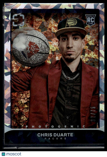 2021-22 Panini Photogenic Chris Duarte #103 Diamond Anniversary SN RC