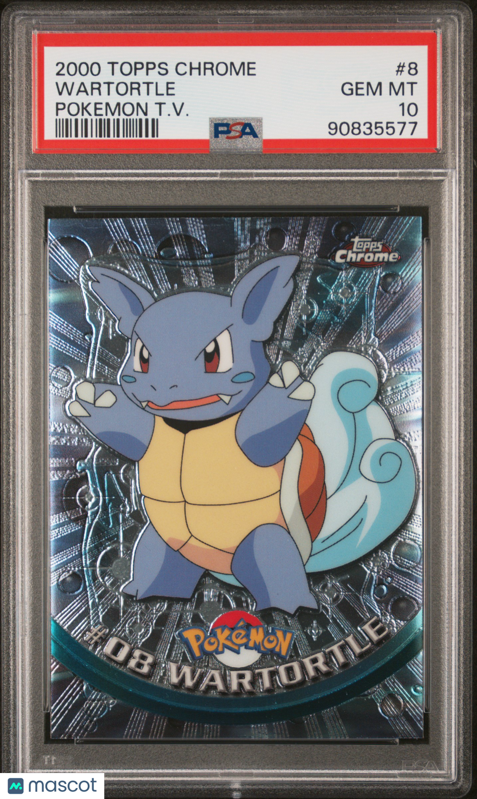 2000 Topps Chrome Pokemon T.V. Wartortle #8 PSA 10 | MySlabs