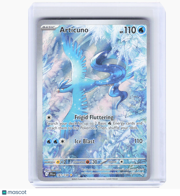 Journey Together Articuno Foil Illustration Rare #161/159