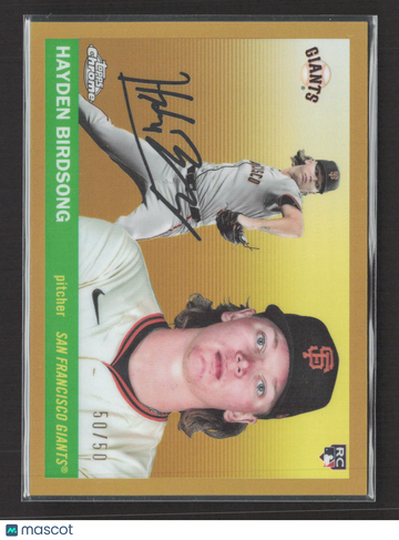 2025 Topps Chrome Hayden Birdsong #336 Gold /3 RC