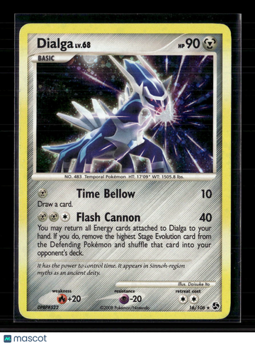 2012 Legends Awakened Dialga Holo Rare #16/106