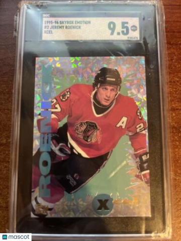1995-96 Skybox Emotion Jeremy Roenick #2 SGC 9.5