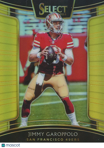 2018 Jimmy Garoppolo #36 Gold Prizm