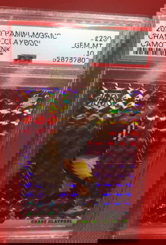 2020 Mosaic Chase Claypool Pink Camo Psa 10 Steelers POP 37 🔥🔥🔥