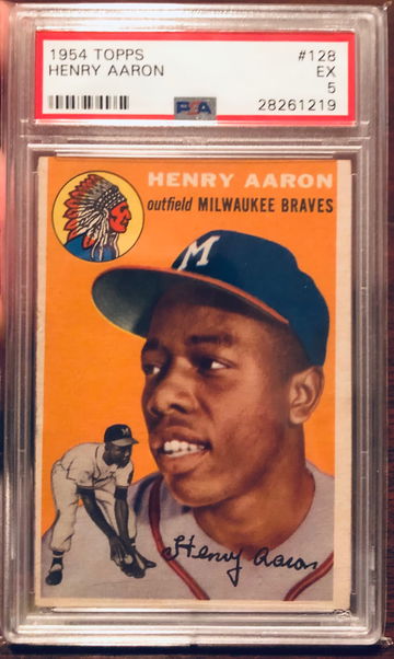 1954 Topps Hank Aaron PSA 5